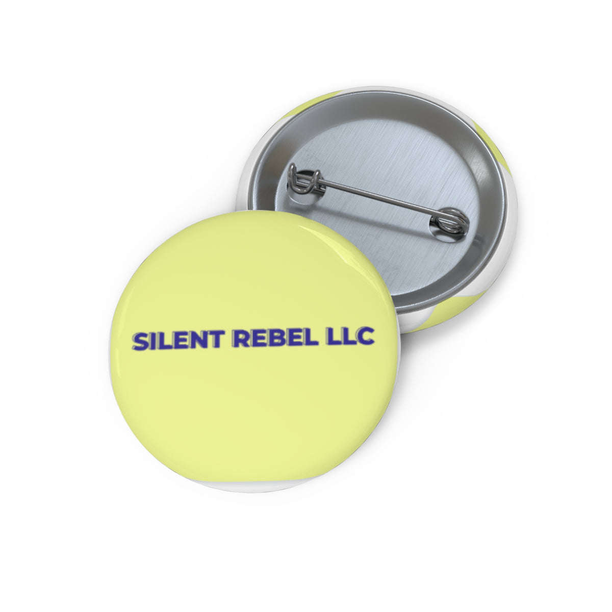 Silent Rebel Embrace Your New View Logo Pin-1.25', 2.25', 3'-Mental Health Aware image 2