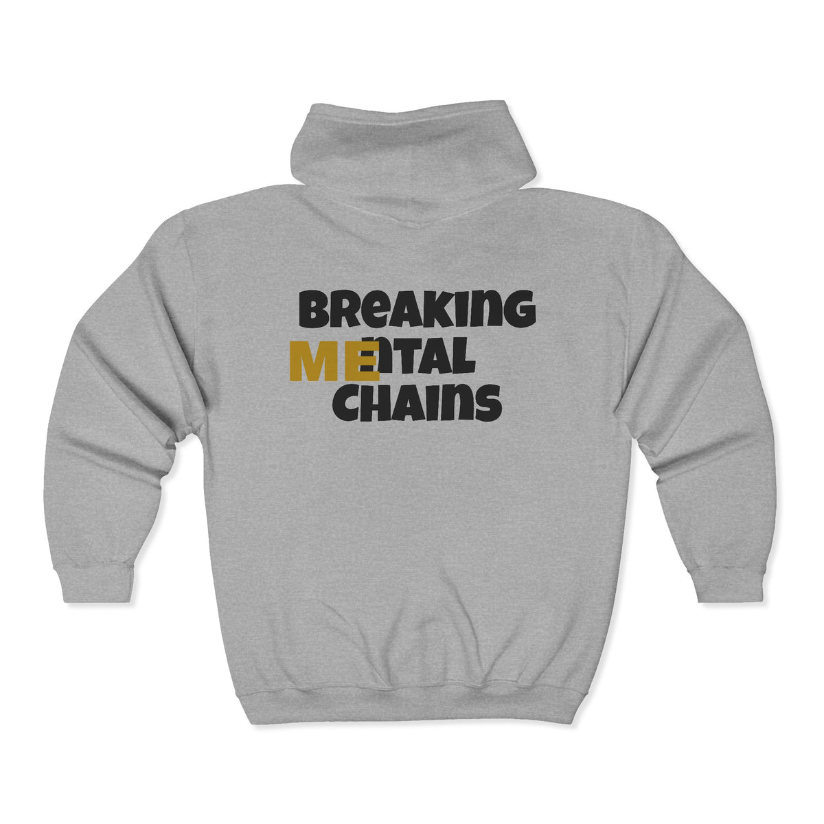 Silent Rebel Embrace Your New View hoodie -S-3XL-Sport Grey-Mental Health Awa image 2