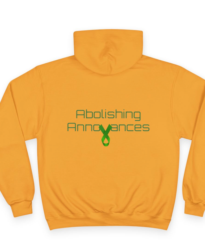 Silent Rebel Abolishing Annoyances Hoodie-S-3XL -Gold-Mental Health Awareness
