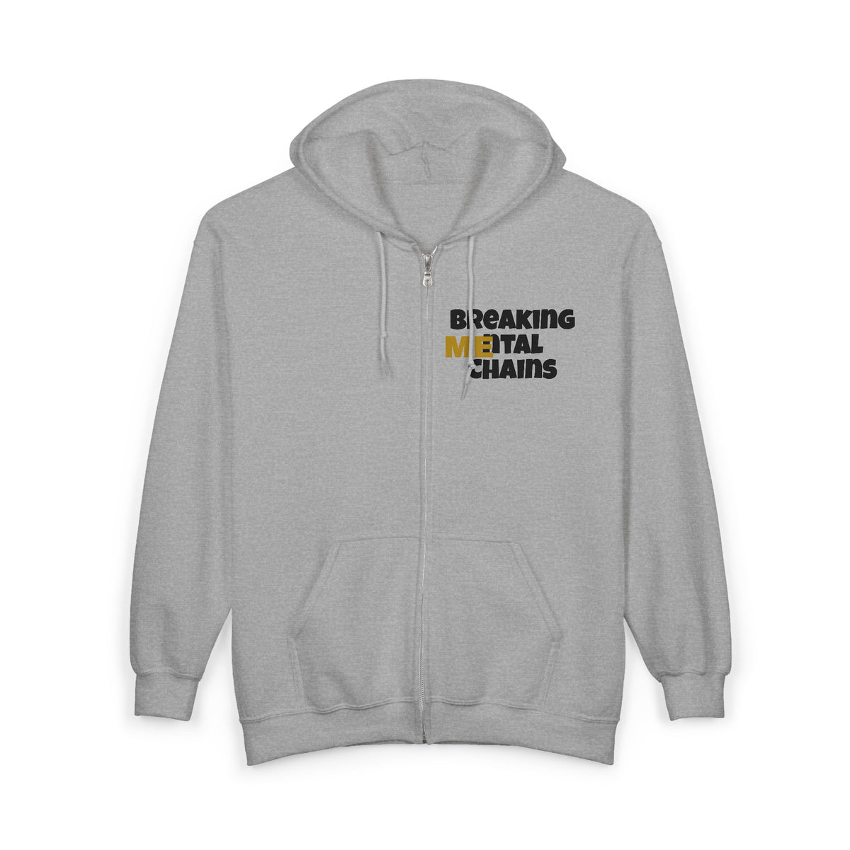 Silent Rebel Embrace Your New View hoodie -S-3XL-Sport Grey-Mental Health Awa image 3